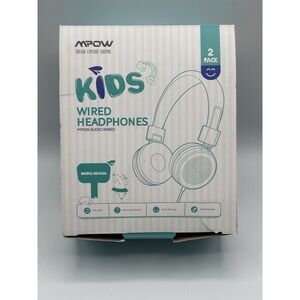 Game Wired Headphones Kids Safe For Teens Boys & Girls (2 Pack) Mpow